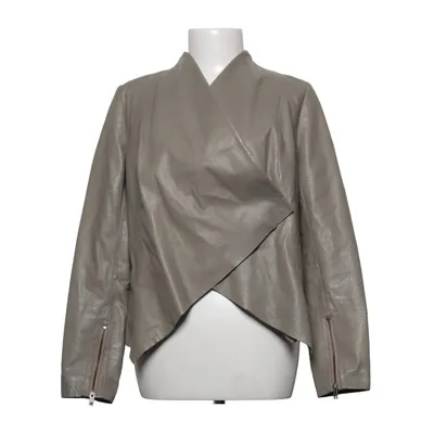 Läderjacka (Beige) från The Wardrobe Bomull, Skinn, Polyester