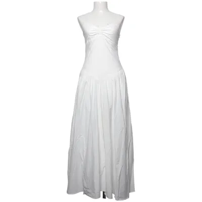 Robe longue (Blanc) de Zara Coton