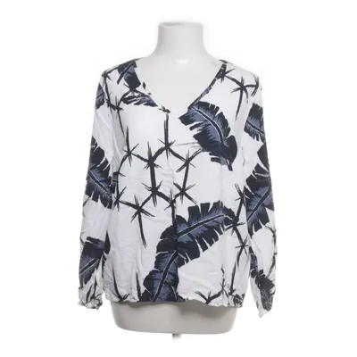 Blouse (Wit, Blauw) van Long Island Viscose