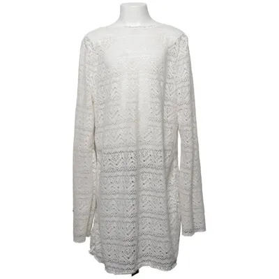 Robe de plage (Blanc) de H&M Élasthane, Polyester