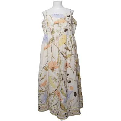 Jurk (Beige, Meerkleurig) van H&M Viscose, Polyamide, Katoen