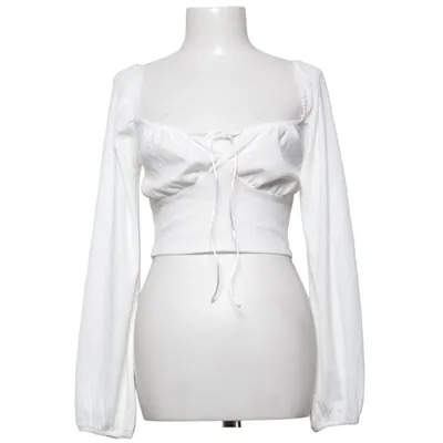 Crop top (Tie Cropped Ls Top) de NLY Trend Élasthane, Polyester