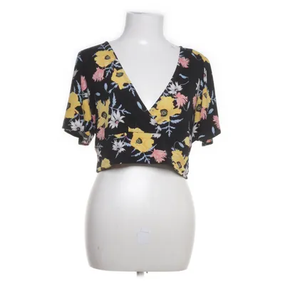 Crop top (Svart, Flerfärgad) från Divided by H&M Elastan, Polyester
