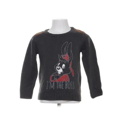 Tröja (Grå, Röd) från Bobo Akryl, Bomull, Polyester