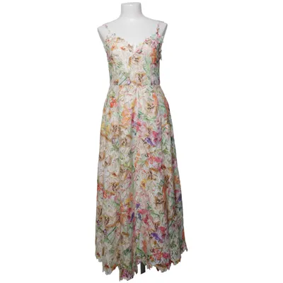 Dress (White, Multicolored) from Sunfere Cotton, Polyester