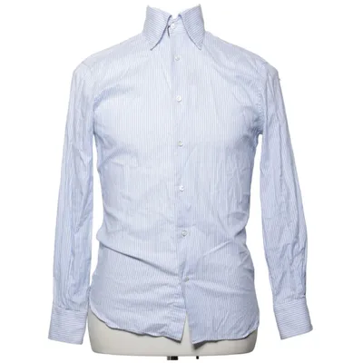Shirt (Blue, White) from Blugiallo
