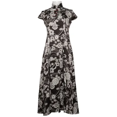 Maxi dress (Brown, White) from YGS