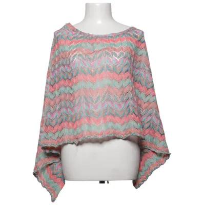 Poncho (Vivid Metallic Knit Poncho) from Pernilla Wahlgren Metallic fiber, Polyester