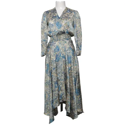 Dress (Blue, Yellow, White) from Maje Polyester
