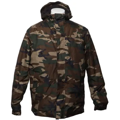 Regnjakke (Grøn, Brun, Flerfarvet) fra Decathlon Polyester