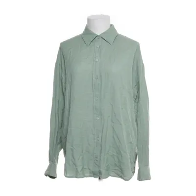 Skjorta (Grön) från Stradivarius Bomull, Linne, Viskos