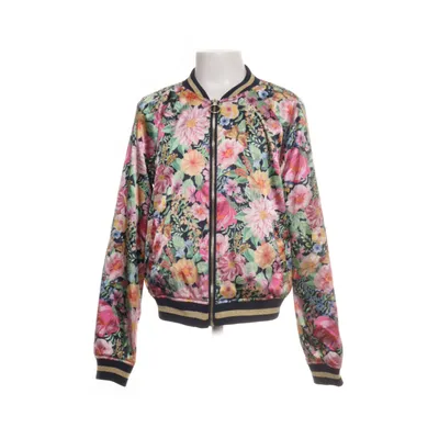 Bomberjack (Blauw, Meerkleurig) van H&M x Angela McKay Elastaan, Polyester