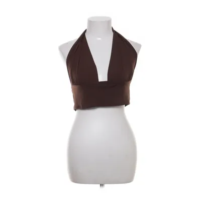 Halter neck top (Brown) from NLY One Elastane, Polyester