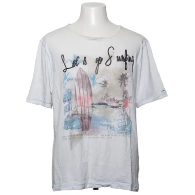 T-shirt (Blanc, Multicolore) de Claudio Campione Coton