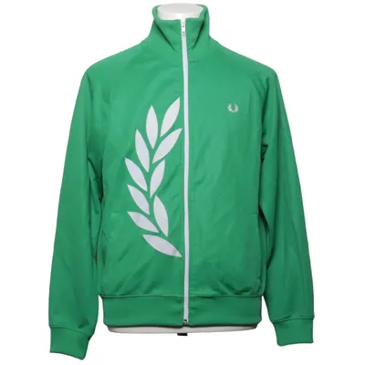 Träningsjacka (Grön) från Fred Perry Sportswear Bomull, Polyester