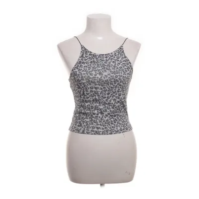 Crop top (Grå, Flerfärgad) från Bik Bok Metallfiber, Polyester