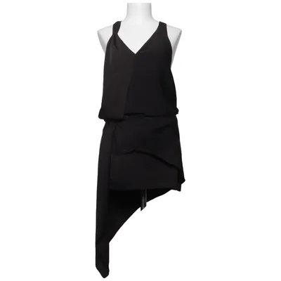 Dress (Black) from Acne Studios Leather, Polyester