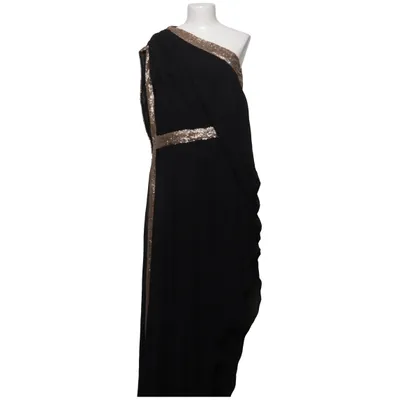 Aftenkjole (Sort, Guld) fra Temptation Polyester