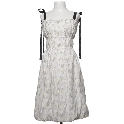 Klänning (Vit, Flerfärgad) från H&M x Brock Collection Lyocell, Polyester
