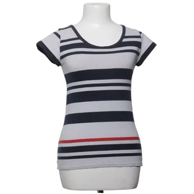 T-shirt (White, Blue, Red) from Blu Cotton, Elastane