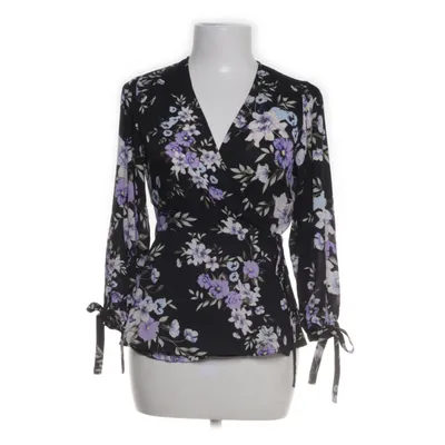 Slå-om bluse (Sort, Flerfarvet) fra Gina Tricot Polyester