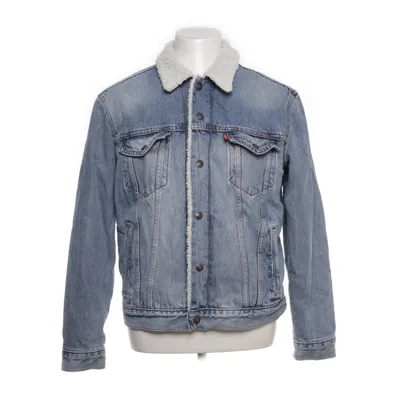 Fodrad jeansjacka (Blå) från Levi Strauss & Co Bomull, Pälsimitation