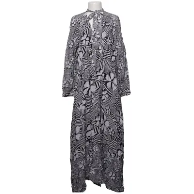 Robe longue (Noir, Blanc) de Uta Raasch Polyester, Viscose