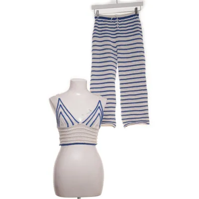Set (Wit, Blauw) van Made in italy Acryl, Katoen