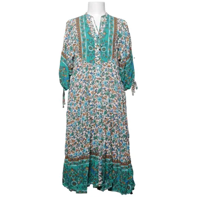 Robe longue (Bleu, Vert, Multicolore) de Jaase