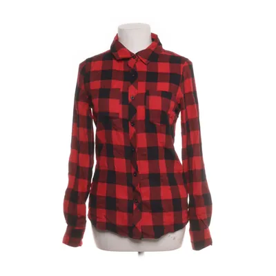 Flannel skjorte (Rød, Sort) fra MyHailys Bomuld