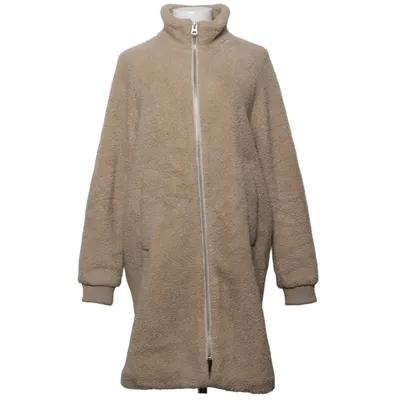 Coat (Beige) from Dobber Acrylic, Polyester, Wool