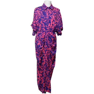 Skjortklänning (Rosa, Blå) från Shein Polyester
