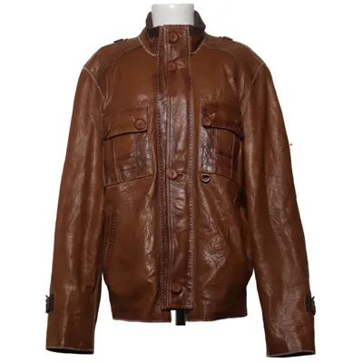 Leren jack (Bruin) van Fashion