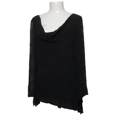 Blouse (Noir) de Frank Usher Polyester, Soie