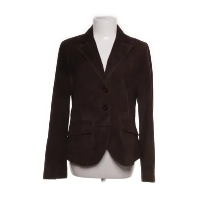 Leren blazer (Bruin) van Walter Leder Suède