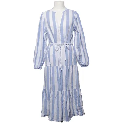 Maxi jurk (Blauw, Wit) van H&M Katoen, Linnen