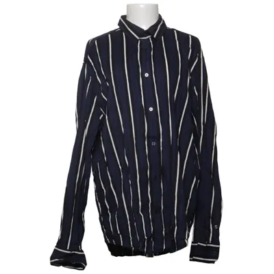 Shirt (Blauw, Zwart, Wit) van H&M Katoen, Viscose