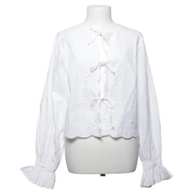 Blouse (White) from NA-KD Cotton