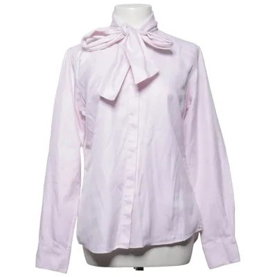 Pussy bow blouse (Pink) from Stenströms Cotton