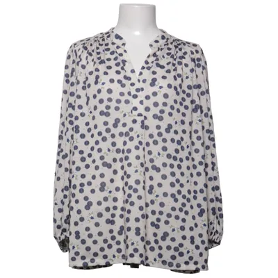 Blouse (Beige, Bleu) de Anna Glover x H&M Polyester
