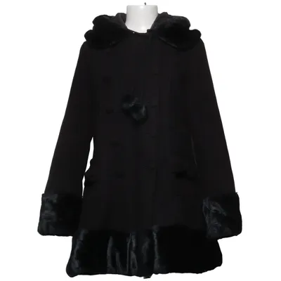 Frakke (Sort) fra Hell Bunny Elastan, Polyester, Viscose