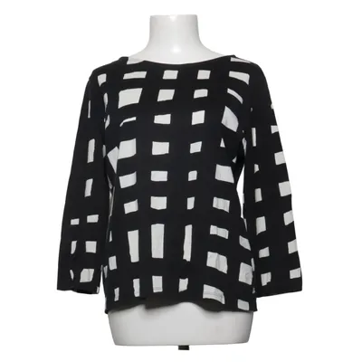 T-shirt à manches longues (Noir, Blanc) de Marimekko Coton