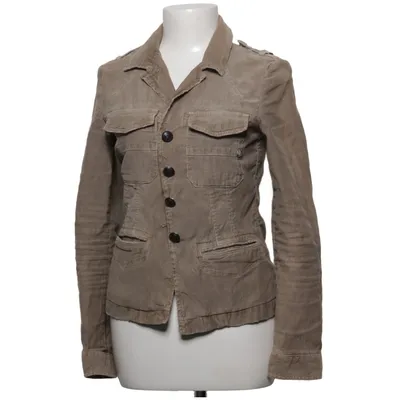 Veste safari (Marron) de Racer Coton, Lin
