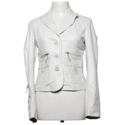 Leather blazer (Beige) from ALYSI Leather