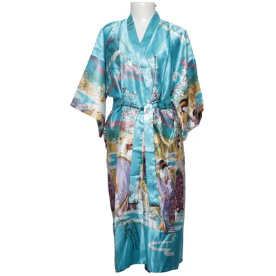 Kimono (Blue, Multicolored) from Sam Well