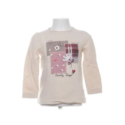 Långärmad t-shirt (Beige, Flerfärgad) från Topolino Elastan, Återvunnen bomull