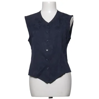Suit vest (Blue) from Getti Polyester, Viscose
