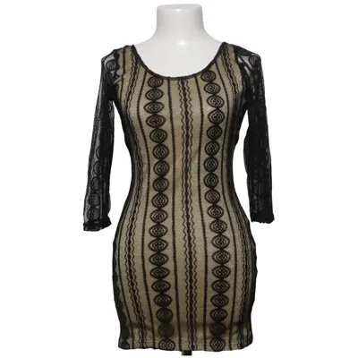 Cocktailjurk (Goud, Zwart) van Rare Elastaan, Polyamide, Viscose