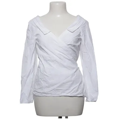 Wikkelblouse (Wit) van Zara Trafaluc Collection Katoen