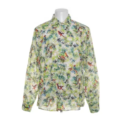 Skjorta (Vit, Flerfärgad) från Slimline Linne